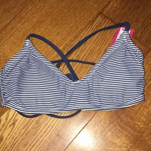 Padded Stripped Bikini Top